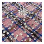 Vale Forever Rhinestone Plaid Flannel Pink/Black - 5