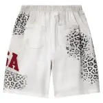 Vale Forever Valley USA Leopard Shorts White - 4