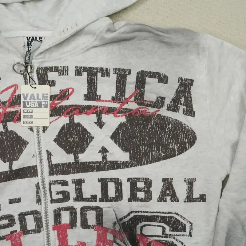 Athletica Xxx Zip Up Hoodie Grey - Image 10