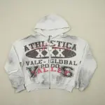 Athletica Xxx Zip Up Hoodie Grey - Image 3