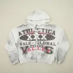 Athletica Xxx Zip Up Hoodie Grey - Image 7