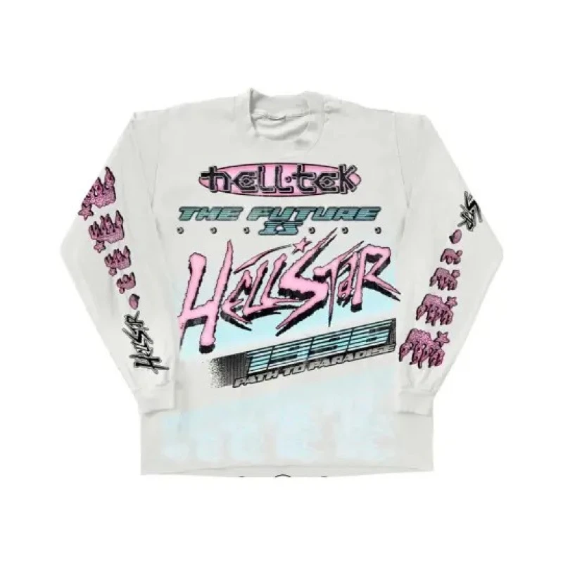 White Hellstar Studios Brain Racer L/S T-Shirt