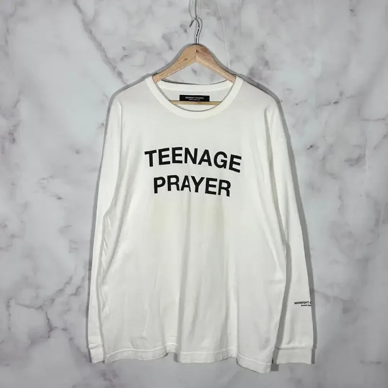 White Midnight Studios Teenage Prayer Long Sleeve Tee