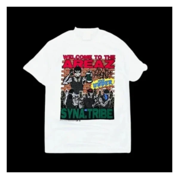 White Syna World x Judah Tribe Down Under Tee